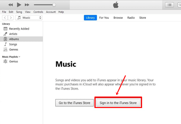 sign in apple account itunes to use on windows 11
