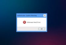 Fix Unknown Hard Error in Windows 11/10