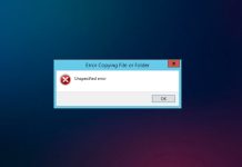 Unspecified Error When Copying File or Folder in Windows