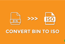 Convert Bin to ISO