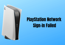 PlayStation Network Sign-In Failed