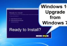Upgrade to Windows 10 from Windows 7