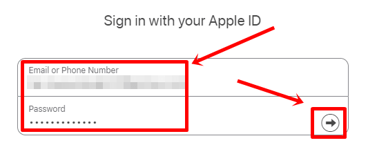 Sign in with apple account
