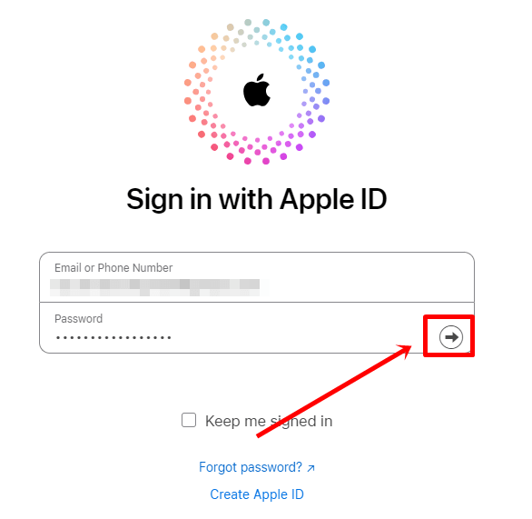 Sign in with apple id