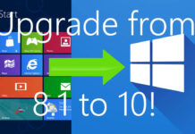Upgrade to Windows 10 from Windows 8.1